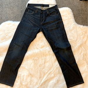 Rag and Bone slim fit dark denim